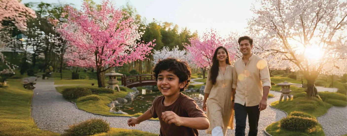 SkyLuxe Chinchwad Garden Area Image